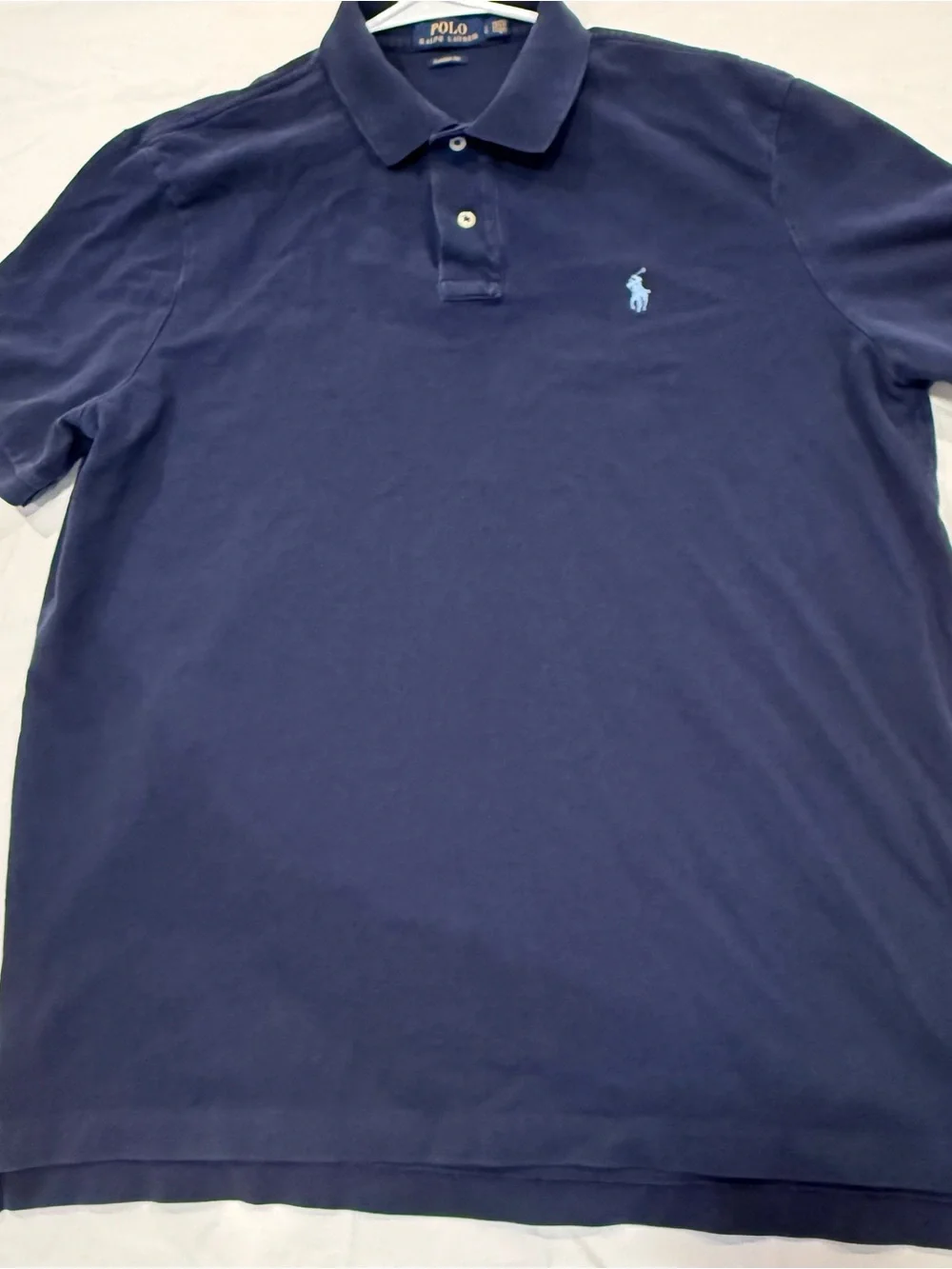 Polo Ralph Lauren Polo Shirt Men Large Blue Classic Fit